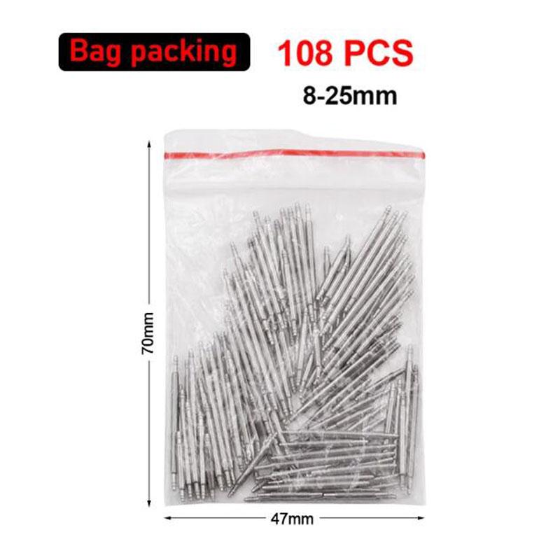 

8-25 мм Ремешок для часов Браслет Шпильки-бабочки Штифты для звеньев Набор инструментов для ремонта часов Профессиональные аксессуары для инструментов B