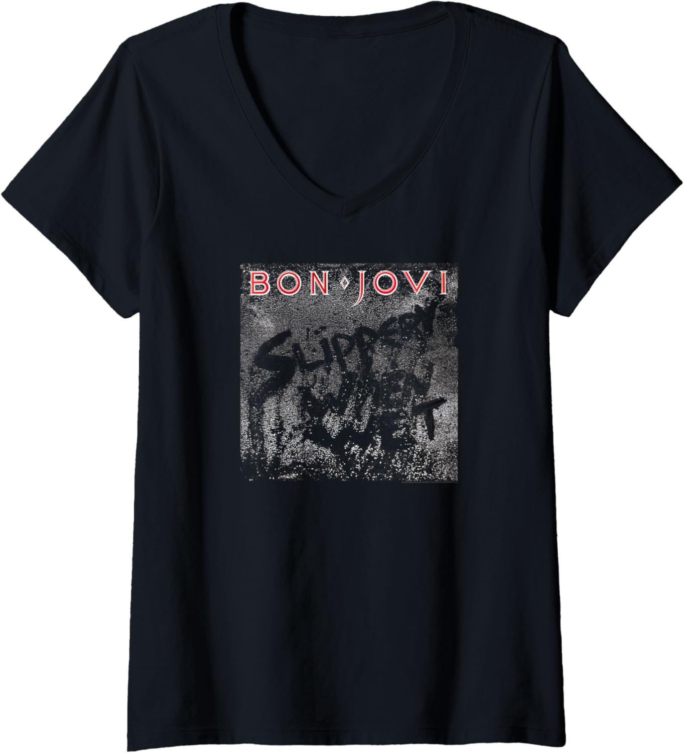 Bon Jovi Slippery When Wet Album Cover T-shirt S