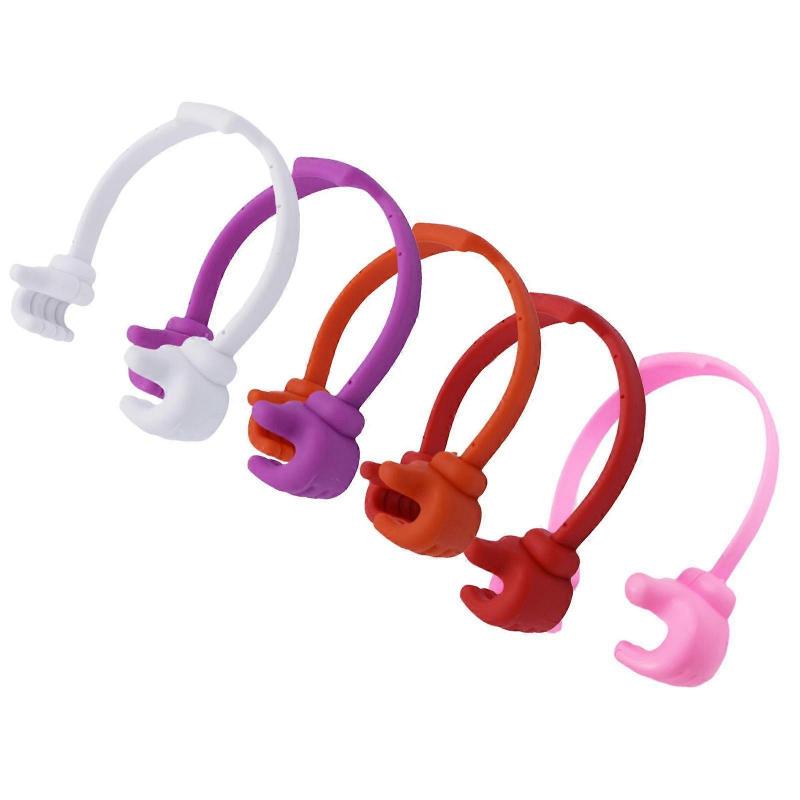 Universelle Handy Daumenhalterung Ständer Einstellbare Stretch-Passform für die meisten Smartphones Tablets 5 Farben