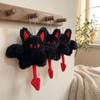 Little Devil Plush Bat Doll Keychain Room Decor Cute Bat Keyring Bat Hanging Ornament  Holiday
