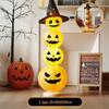 Light-Up Halloween Pumpkin Lantern Ornaments for Bar and Storefront Decor