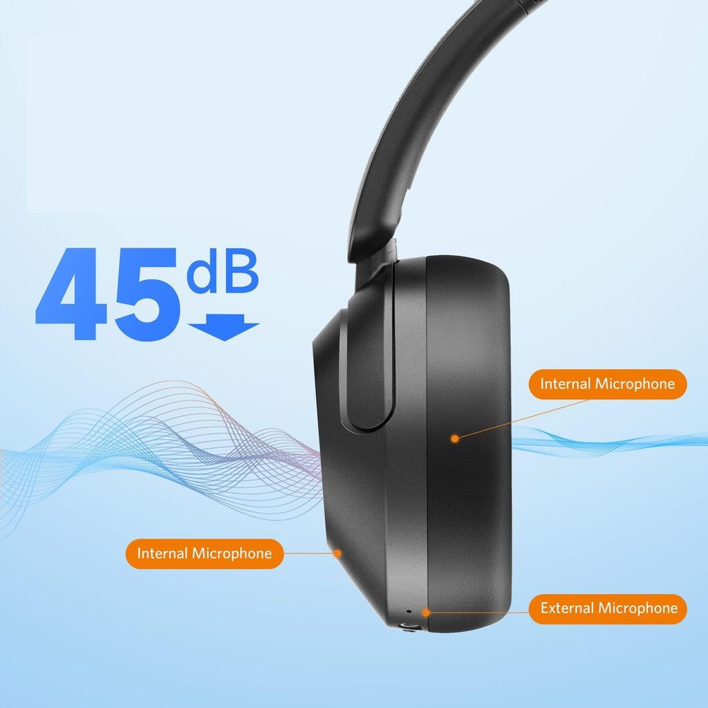 Earfun Wave Pro Anc Bluetooth Wireless On-Ear Headphones With Microphone