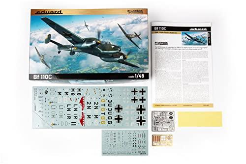 Eduard 1/48 Profipack German Air Force Bf110C Plastic Model EDU8209