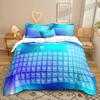Chemical Symbol Series 3D Digital Printing Three-Piece Bedding Kit Sheet Quilt Cover