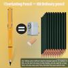 Endless Eternal Pencil with Free Eraser No Need Sharpening for Smooth Writing Drawing School Office Stationery Accessories