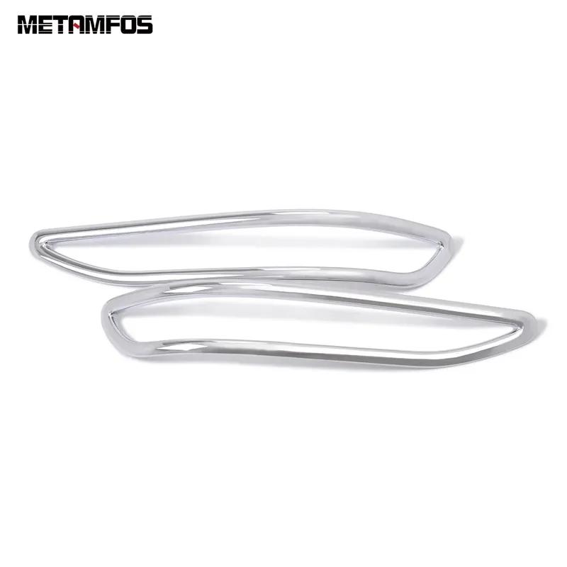 Fog Rear Light Lamp Cover Trim For Chevrolet Holden Equinox 2017-  Chrome Foglamp Foglight Protector Car Accessories