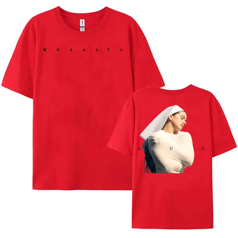 ROSALÍA LUX PHOTO Tshirts Women Men Short Sleeve Tees Unisex Streetwear Loose Casual Summer O-neck T-shirt Graphic Print T Shirt