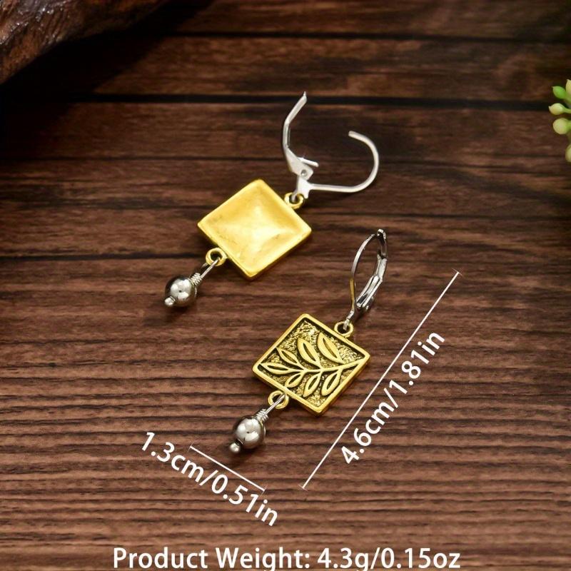 1Pc Fashion Retro Fashion Creative Female Design Copper Earrings