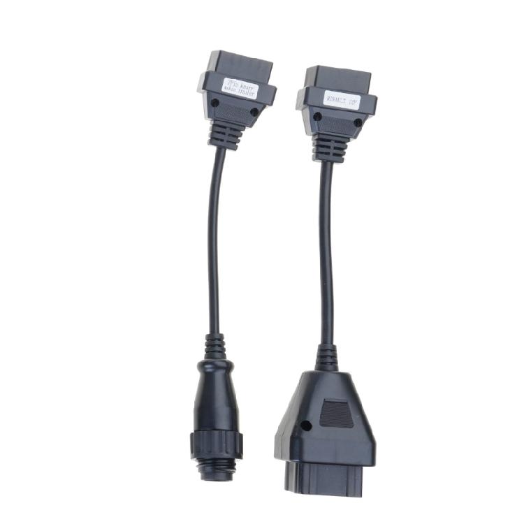 Universal Truck Diagnostic Cable Cord Adapter Converter Plastic Construction For Mechanic Tool Commercial Truck Systems