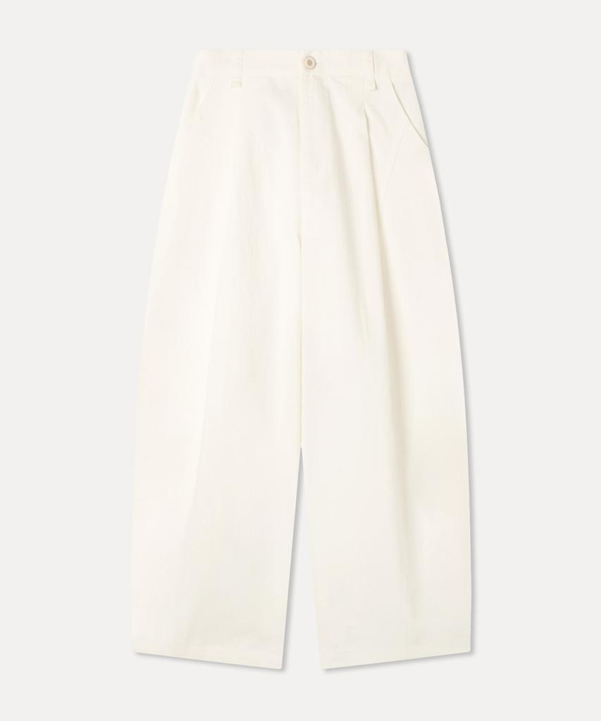 MIXXO Balloon Fit Single-Pleat Cotton Pants Re Tcg34Ss_Miwtcg51Qs