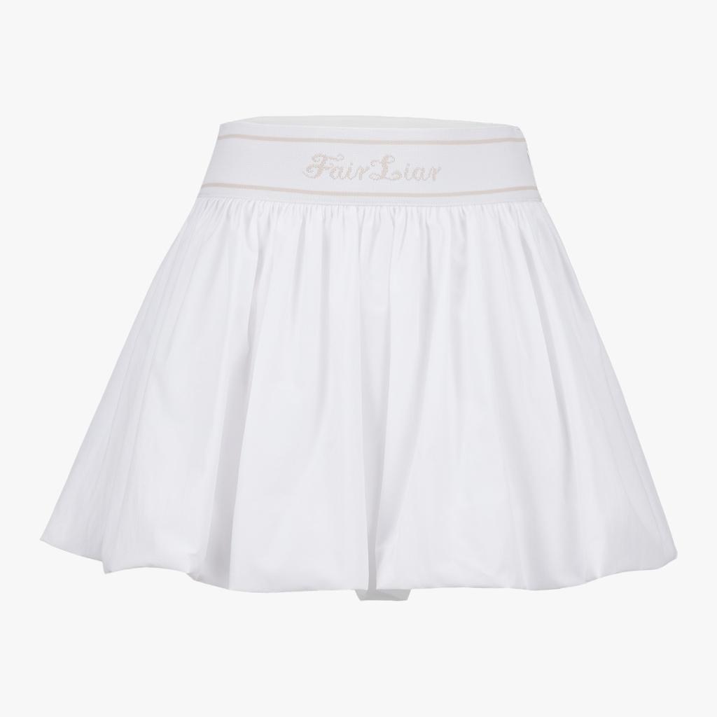 FAIRLIAR GOLF Band Balloon Skirt (White)