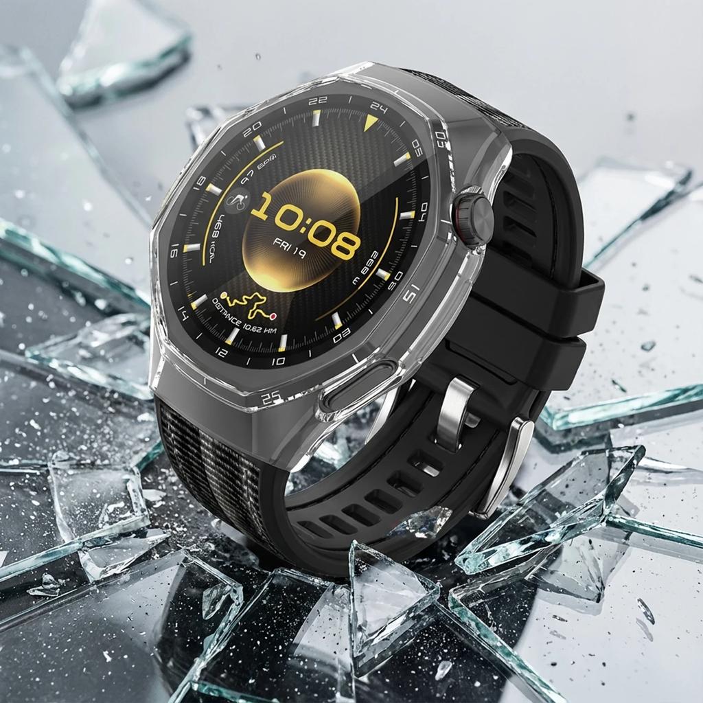 Nylon Band+Tempered Glass+PC Case For Huawei Watch GT6 Pro Sport Strap Anti-drop/Scratch Cover For GT 6 Pro Bracelet+Shell