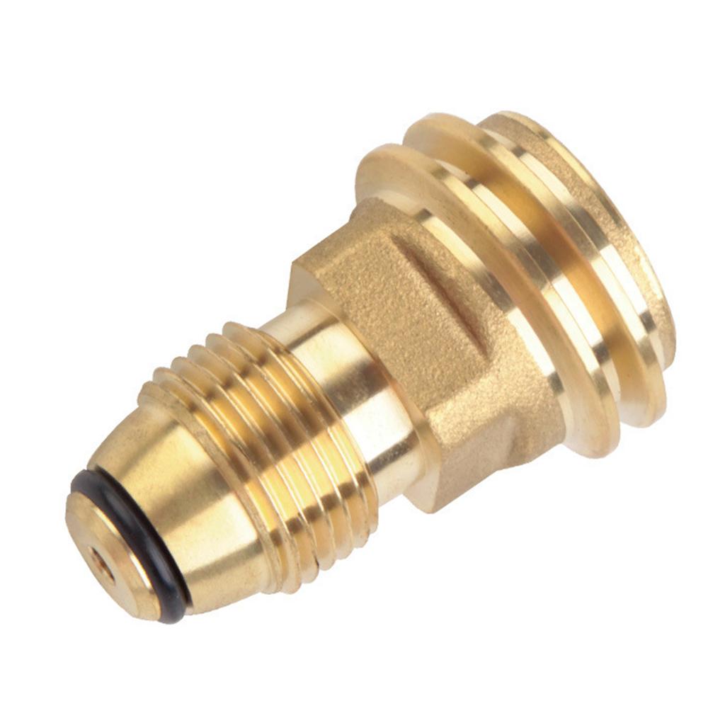 Propanes Connection Quick Connecting Adapter Brass Propanes Fitting Camping Accessories for Travel Trailer Grills