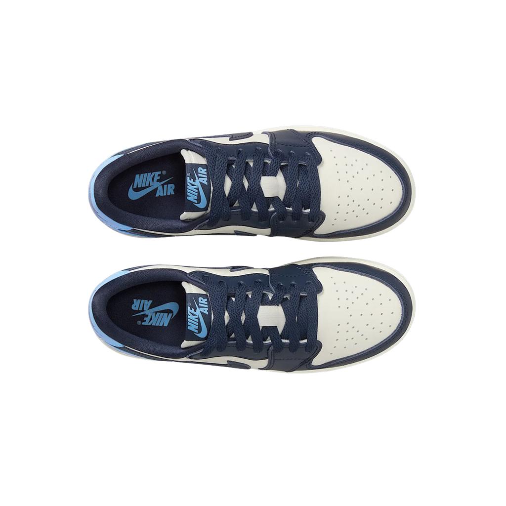 Air Jordan 1 Retro Low OG GS Obsidian UNC Kids Sneakers Blue University-Blue Sail CZ0858-400