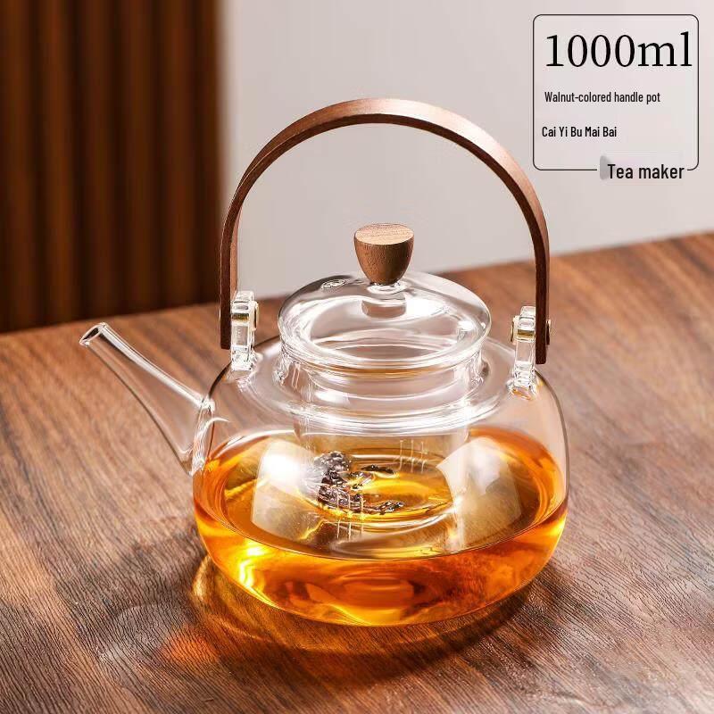 ZISIZ High Temperature Resistant Glass Teapot