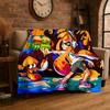 funny Splatoon 3 Cartoon Game Flannel Blanket Soft Warm Throw Blanket for Bedroom Living Room Bed Travel Camping Picnic Gift