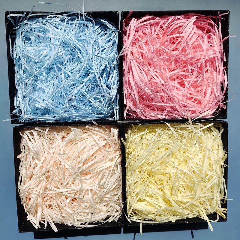 Raffia Shredded Paper Filler for Gift Boxes - Perfect for Birthdays, Weddings, Candy, and Souvenirs