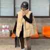 Candy Color Latest Large Size Slimming Korean Style Layered Thick Cotton Vest for Women