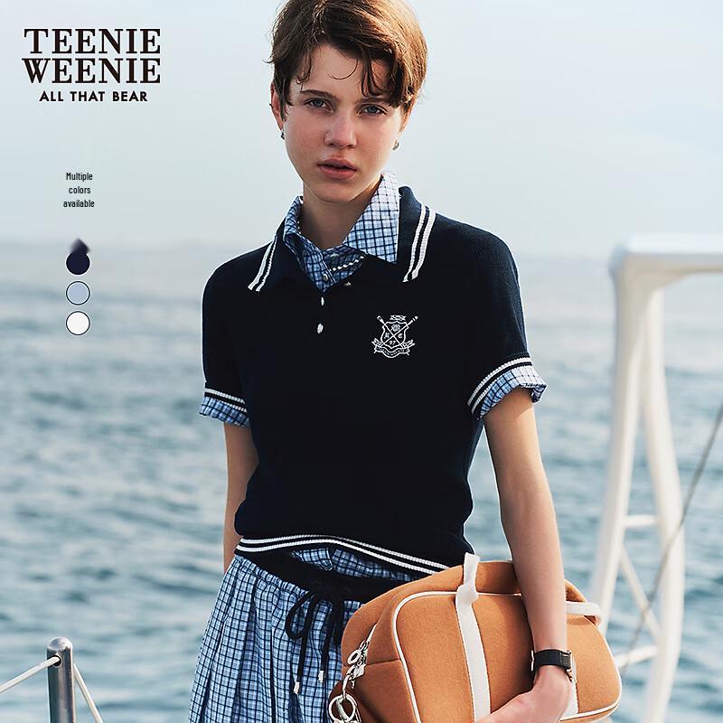 

Teenie Weenie Women s 2025 Summer Relaxed Polo Knit Top S