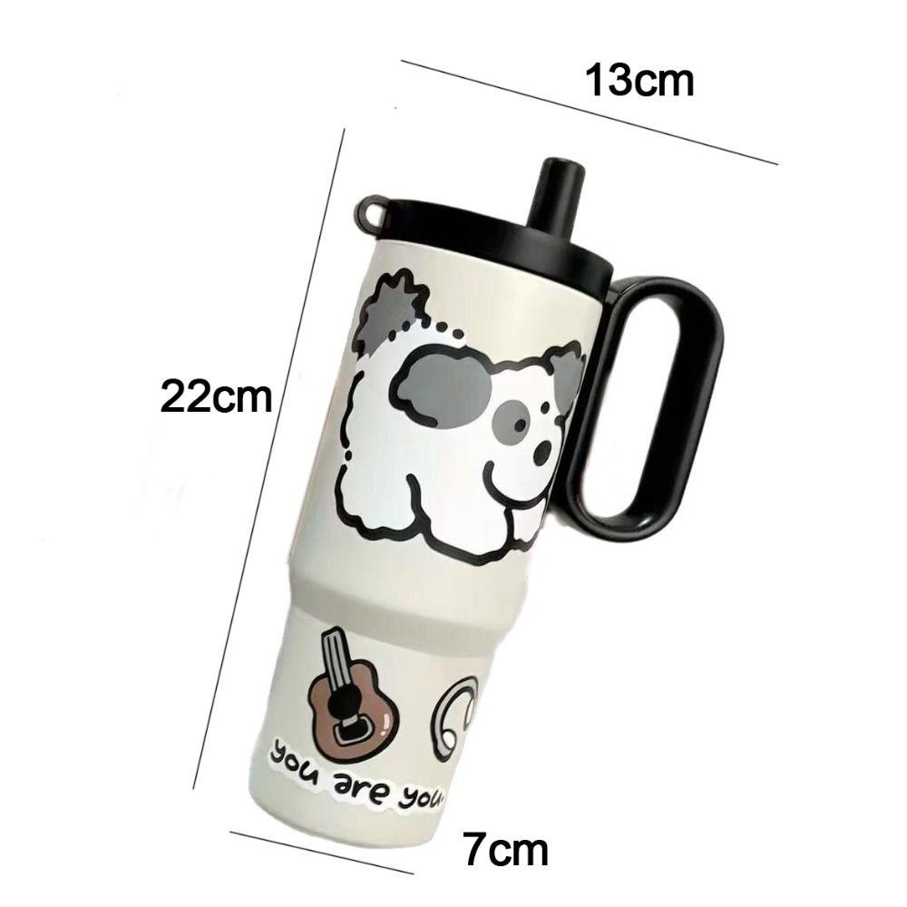 720ml Vacuum Cup Large Capacity Water Mug Creative Insulated Cup  Birthday Gift