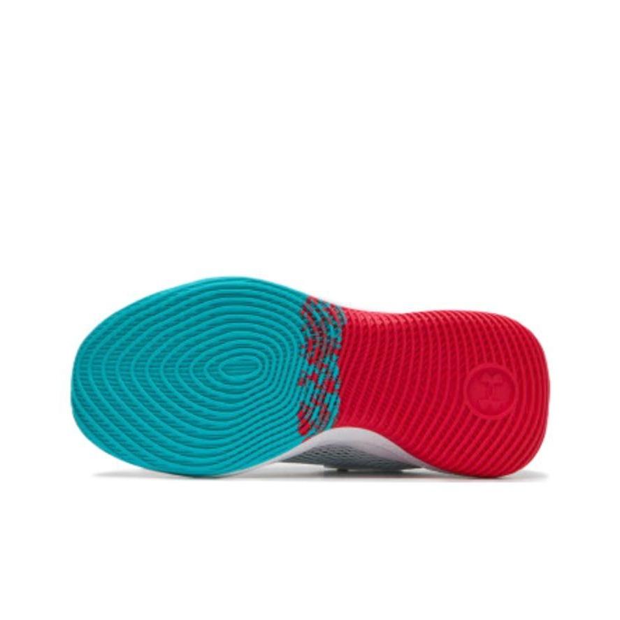 Under Armour Curry Splash 24 AP White Cool Pink Belt Blue Unisex Sneakers 3027262-100