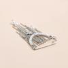 Hip Hop Trendy Imitation Pearl Tassel Chain Brooches For Men Women Waist-Shaping Fixed Pin Accessory Multi-Functional Jewelry