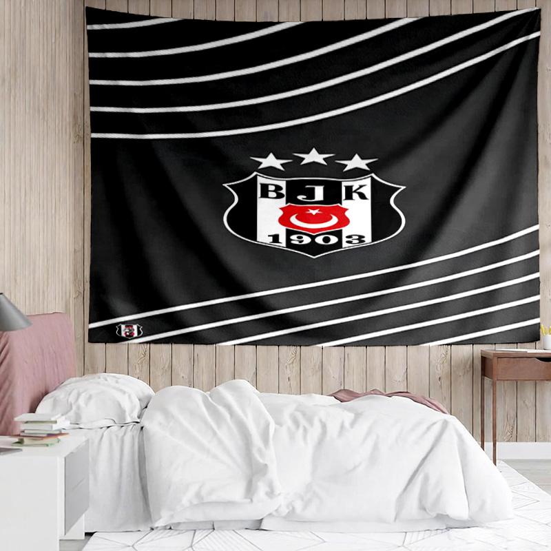 1PC Besiktas Crest Legacy 1903 Tapestry, Unique Design Tapestry, Suitable for Bedroom,Livingroom, Playroom,Heartwarming Holiday Gifts