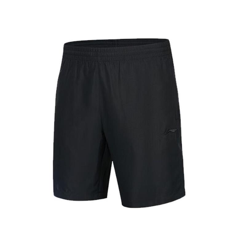 

Li-Ning Summer Quick-Dry Embroidered Logo Sports Shorts Men shorts Black YKSU097-1 S