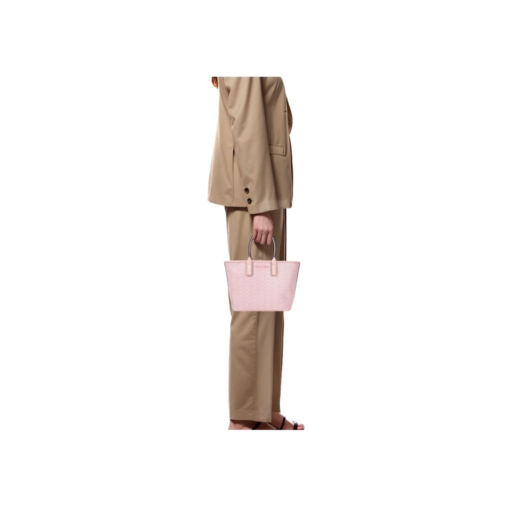 New MICHAEL KORS Leather Tote Bag, Shopping Bag, Handbag Small Women's Pastel Pink 35H1T2JT1C-POWDER-BLUSH