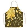 Pastoral Style Floral Series Kitchen Sleeveless Apron Color Floral Linen Apron Parent-Child Children'S Apron