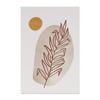 Boho Abstract Yellow Leaf Foliage Poster, Minimalist Wall Art, Print Picture, Botanical Canvas Painting, Living Room, Home Decor