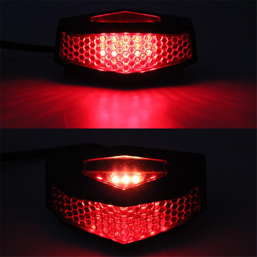 12V 5In1 Motorcycle ATV LED Rear Tail Brake Stop Signal Lamp Turn Signal Light