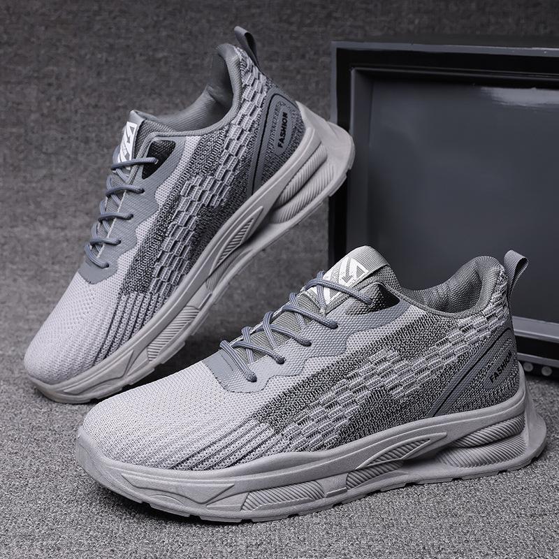 Herrenschuhe 2025 beliebte Sportschuhe Sommer atmungsaktiv Trend Laufschuhe Fliegenstrick Mesh Casual Dad Schuhe