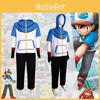 Ketchum Ash Anime Character Cosplay Polyester Outfit Gift Halloween