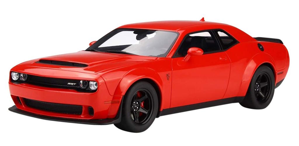 GT Spirit Dodge Challenger Demon Red Finished Product 1/18