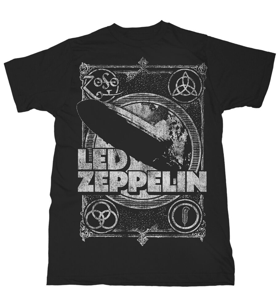 

Футболка унисекс Led Zeppelin Shook Me Jimmy Page Rock Tee