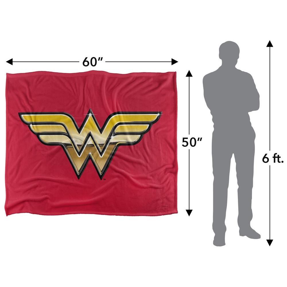 Wonder Woman Metal Logo Blanket
