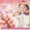 Iridescent Nail Stickers Gift Set: Cute Manicure Toy for Kids