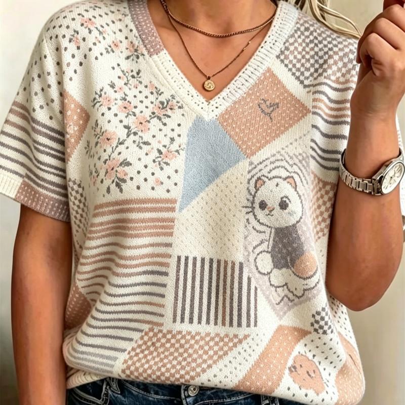 

T-shirt with Short Sleeves 6XL