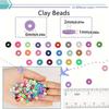 Polymer Clay Bead DIY Bracelet Kit - Beading Materials & Accessories Set