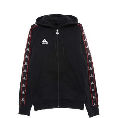 Tangostreet Felpa con Cappuccio e Zip Versatile Manica Lunga Giacca Uomo Giacca Nera DP2721