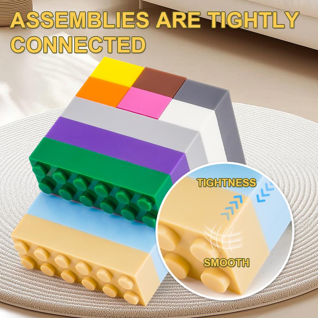 1000 Pieces Color boxDlY Creative Building Blocks Bulk Sets City Classic Bricks AssemblyBringuedos Educational Toys for Children
