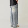 GXG Jeans Men's Fashion Retro Washed Loose Fit Denim Long Pants