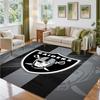 Las Vegas Raiders Design Crystal Velvet Rug Soft Decorative Mat for Bedroom Entrance