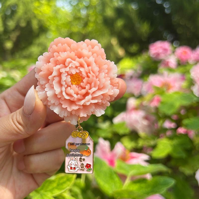 

Сувенірний магніт на холодильник Квітка півонії Лояна