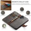 DG.MING for iPhone 16 Case Detachable Split Leather Phone Cover