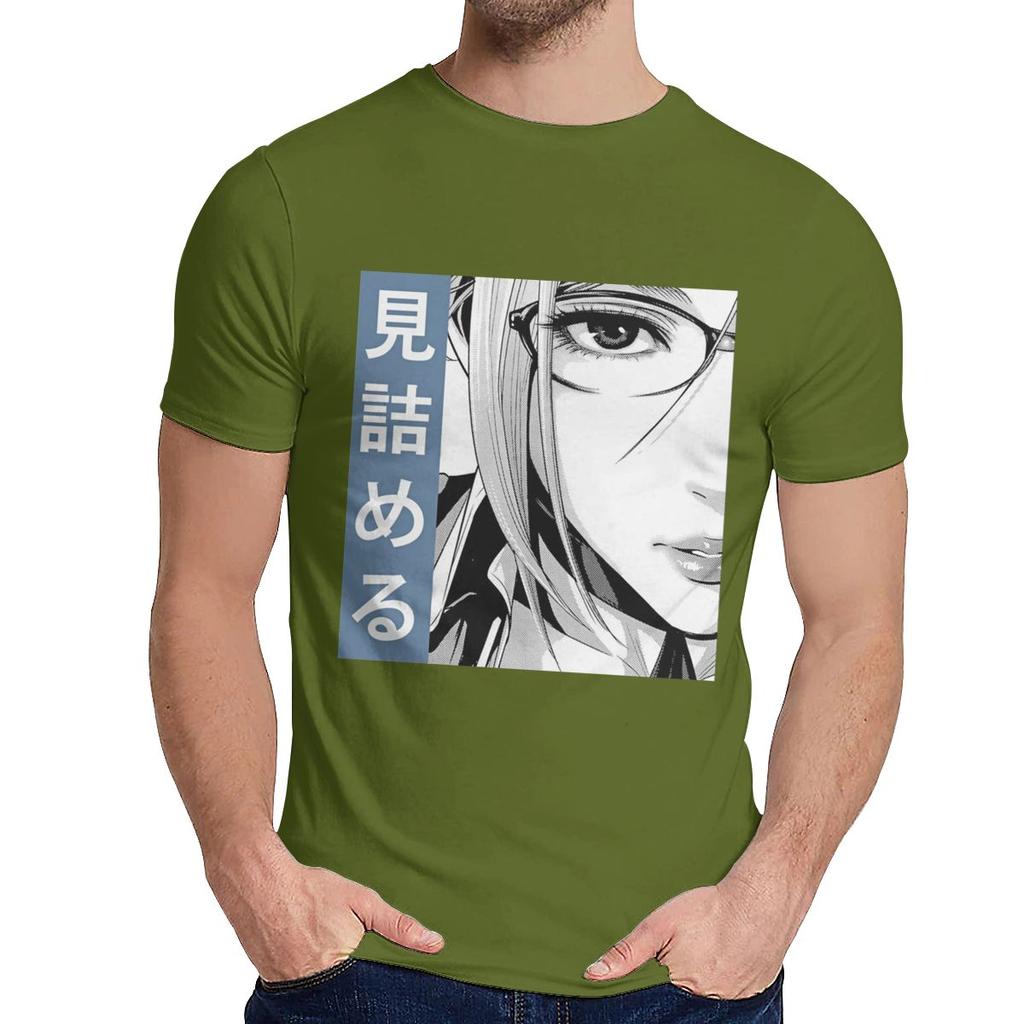 Man S O Neck Prison School Meiko Shiraki Stare Hip Hop T Shirt