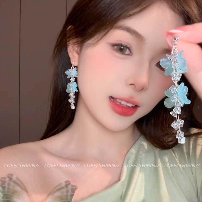 Boucles d'oreilles de luxe rétro français café ambré - Puces élégantes pour femmes avec design de niche