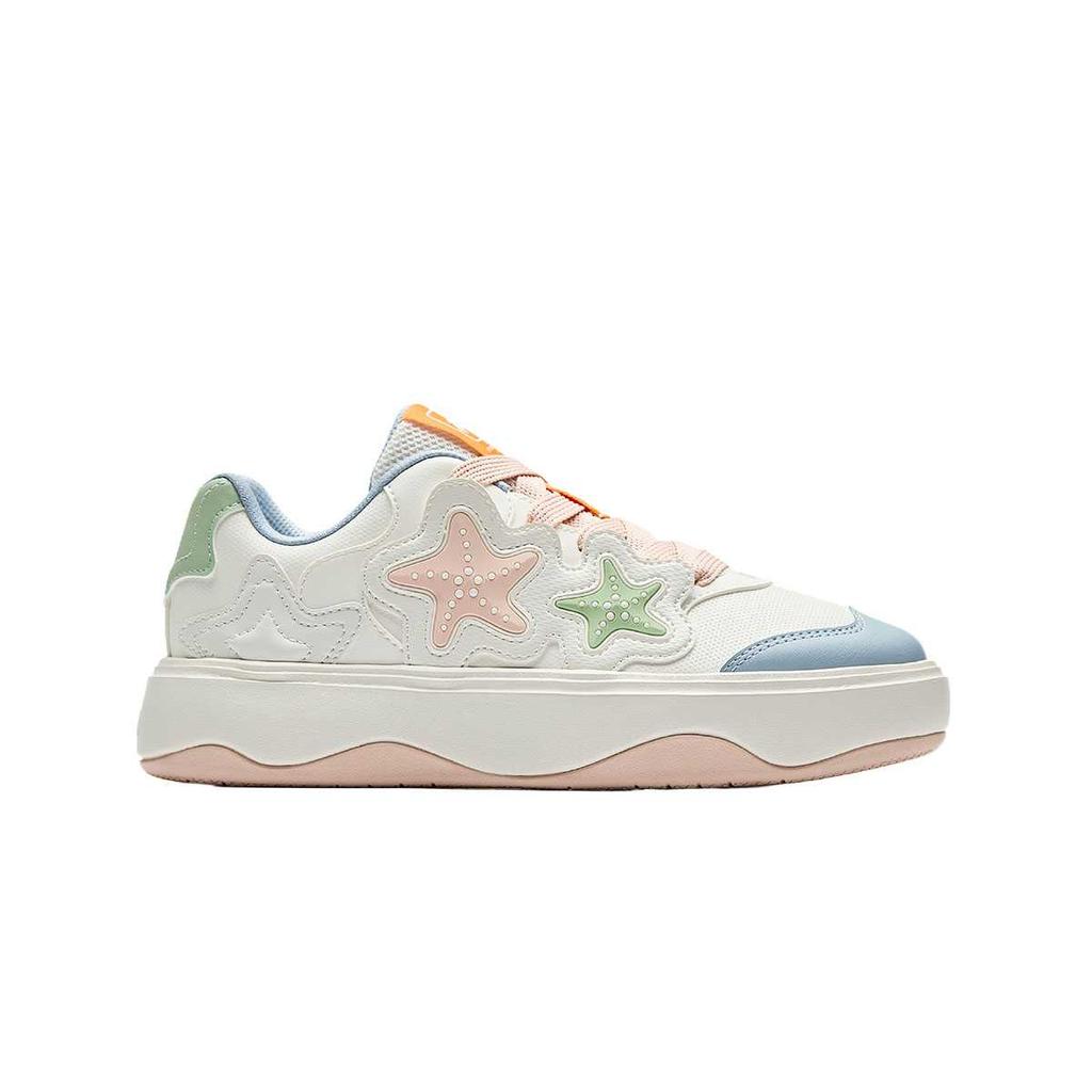 Anta Childrens Souffle Lifestyle Series Simple Trendy Versatile Fashion Childrens Sneakers Kids Sneakers Ivory 322538011-4
