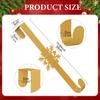 3 Pieces Front Door Wreath Hanger Garland over The Hook for Festival